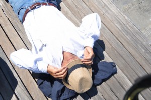 Carmel Valley San Diego Community | Sleeping Man | Sleep Yourself Skinny | Kyle Brown