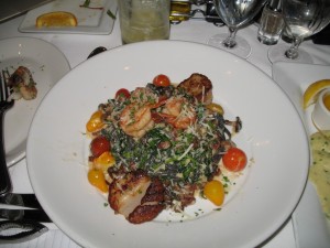 Carmel Valley San Diego Community | Perry Chen | Ink Linguini with Scallops and Prawns