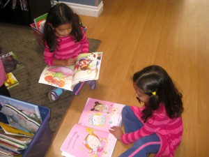 Carmel Valley San Diego Community | Kristin Rude | Twins Reading Books