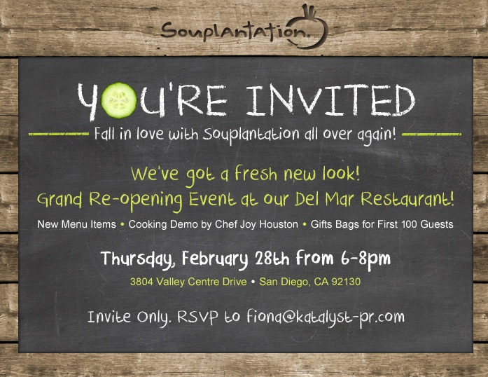 Carmel Valley San Diego Community | Souplantation Del Mar Invite