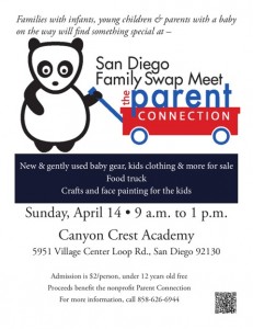 Carmel Valley San Diego Community | Kim Knox | Swapmeet Flyer - April 2013