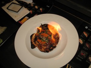 Carmel Valley San Diego Community | Perry Chen | Baked Scallop in Flame