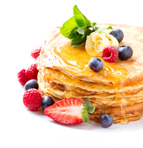 Carmel Valley San Diego Community | Amy Mewborn | Pancakes with Fruit