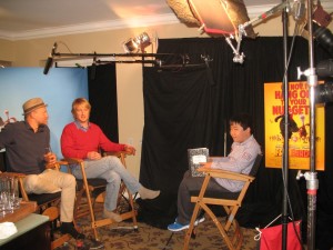 Carmel Valley San Diego Community | Perry Chen | Perry Chen interviewing Owen Wilson & Woody Harrelson at Free Birds