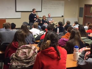 Carmel Valley San Diego Community | Anne Crowe | Taylor Schulte Speaking at CCHS Career Day 
