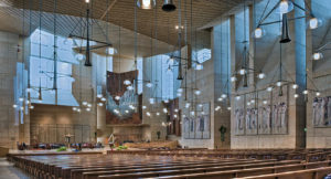 Carmel Valley San Diego Community | Laurie Hawkins | Inside-Cathedral-of-our-Lady-of-the-Angels-church-los-angeles-ca-david-zanzinger
